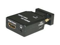 MicroConnect Mini VGA to HDMI Converter - Videokonverter - VGA - HDMI