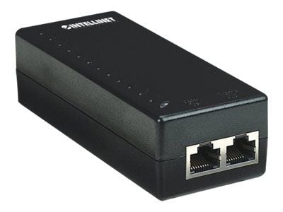 Intellinet Power over Ethernet (PoE) Injector, 1 Port, 48 V DC, IEEE 802.3af Compliant - Strøminjektor - AC 100-240 V - 15.4 watt - utgangskontakte...