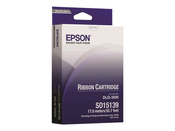 Epson - Svart - skriverbånd - for DLQ 3000, 3000+, 3500, 3500II, 3500IIN