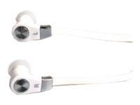 Media-Tech MAGICSOUND DS-2 MT3556 - Hörlurar med mikrofon - inuti örat - kabelansluten - vit