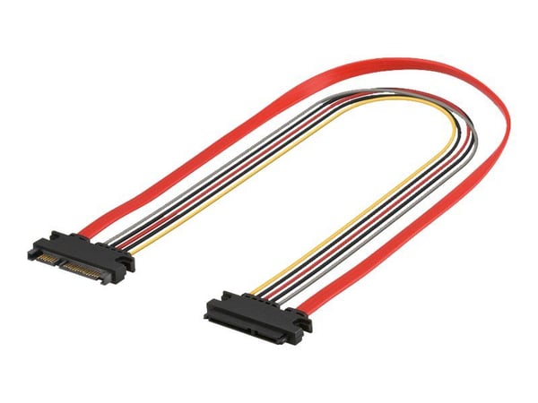 Wentronic goobay - SATA-kaapeli - SATA Combo (M) - SATA Combo (W) - 50 cm (93871)
