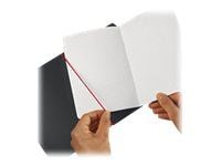 Herlitz my.book flex - Notisbok - A4 (210 x 297 mm) - 80 ark / 160 sider - hvitt papir - Lineatur 28, Linjering 27 - svart perm - polypropylen (PP)