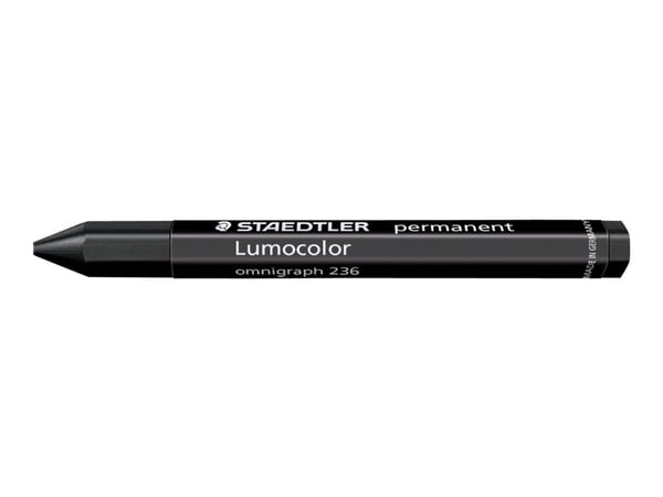 STAEDTLER Lumocolor omnigraph 236 - värikynä - pysyvä - musta (12 kpl)