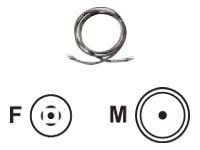 AirLancer Cable NJ-NP 3m, 3 m, NJ-NP, N-tyyppi, N-tyyppi, musta