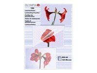 OLYMPIA - Genomsigtig - A6 (105 x 148 mm) 100 stk. lamineret band