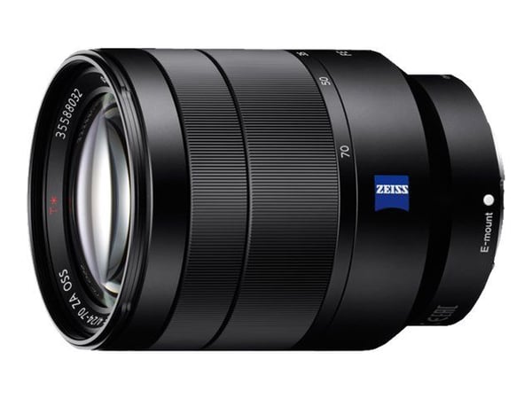 Sony SEL2470Z - Zoomobjektiv - 24 mm - 70 mm - f/4.0 Vario-Tessar T* FE ZA OSS - Sony E-feste - for a5100 ILCE-5100, ILCE-5100L, ILCE-5100Y