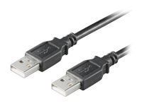 MicroConnect - USB-kabel - USB (hann) til USB (hann) - USB 2.0 - 5 m - svart