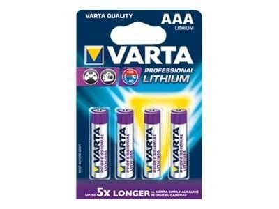 Varta Battery - LITHIUM AAA                              4St.