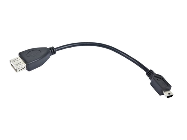 Gembird - Dataadapter - USB typ B hona till mini-USB typ B hane - 15 cm