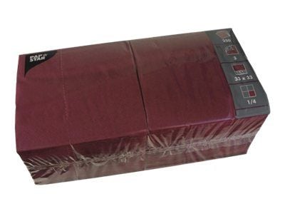 Papstar 12494, Bordeaux, Käsipaperi, Yksivärinen, 46,5 g/m², 330 mm, 330 mm
