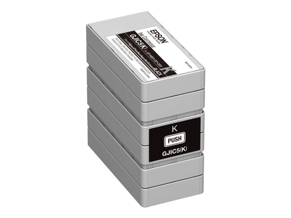 Epson GJIC5(K): Ink cartridge for ColorWorks C831 and GP-M831 (Black), Väriainepohjainen muste, 1 kpl