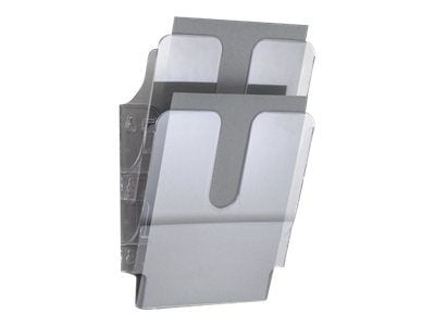 Durable FLEXIPLUS, 2 hyllyä, Läpinäkyvä, A4, 360 mm, 100 mm, 247 mm