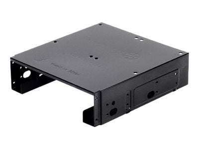 SilverStone SDP10B - Uttagbar harddiskramme - fra 5,25" til 3,5" / 2,5" - svart