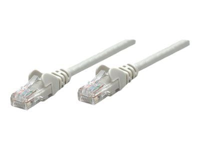 Intellinet Network Patch Cable, Cat5e, 15m, Grey, CCA, U/UTP, PVC, RJ45, Gold Plated Contacts, Snagless, Booted, Lifetime Warranty, Polybag - Kobli...
