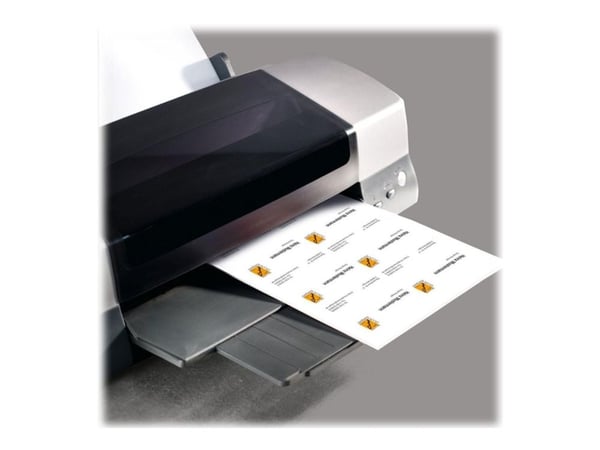 Sigel DP839 - Mikroperforert - sterkt hvitt - 85 x 55 mm - 200 g/m² - 150 kort (15 ark x 10) visittkort