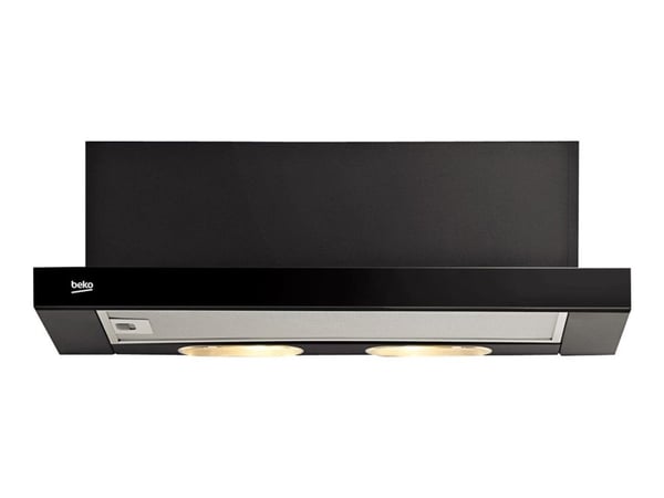 Beko CTB 6250 B - Huppu - teleskooppi - leveys: 59,8 cm - syvyys: 28 cm - poisto ja kierrätys - musta
