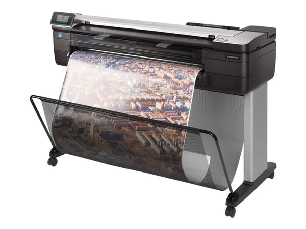 HP DesignJet T830 - 24" multifunksjonsskriver - farge - ink-jet - 610 x 2770 mm (original) - Rull (61 cm) (medie) - opp til 0.43 min/side (trykking...