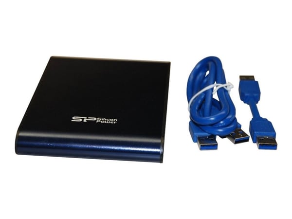 SILICON POWER Armor A80 - Harddisk - 1 TB - ekstern (bærbar) - 2.5" - USB 3.0 - blå