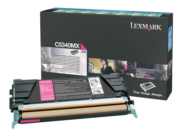 Lexmark C5340MX, 7000 sivua, Magenta, 1 kpl