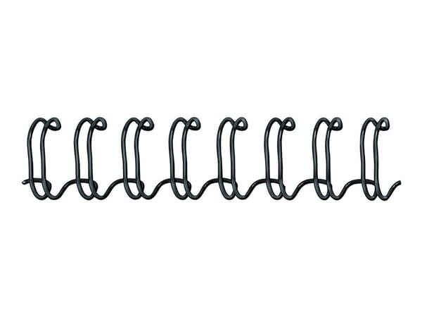 Fellowes - 10 mm - 297 mm - 34 ringer - A4 (210 x 297 mm) - 80 ark - svart - 100 stk bindestreng - for Fellowes Galaxy E, Galaxy Wire, Quasar 130