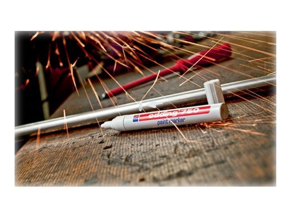 Paintmarker Edding 750 rund 2-4mm hvid (stk.)