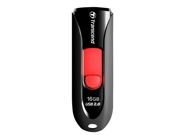 Transcend JetFlash 590 - USB flash-enhet - 16 GB - USB 2.0
