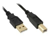 MicroConnect - USB-kaapeli - USB Type B (uros) - USB (uros) - USB 2.0 - 5 m - musta