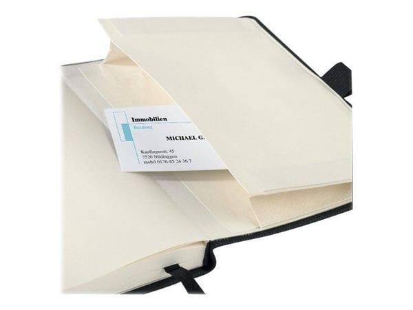 Sigel Conceptum Classic - Notisbok - eskebundet - 213 x 295 mm - 194 sider - gemsepapir - vanlig - svart perm