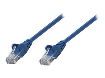Intellinet Network Patch Cable, Cat5e, 7.5m, Blue, CCA, U/UTP, PVC, RJ45, Gold Plated Contacts, Snagless, Booted, Lifetime Warranty, Polybag - Nett...