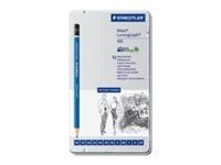 STAEDTLER Mars Lumograph - Blyant - grafitt - assortert - 2 mm (en pakke 12)