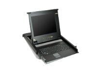 ATEN CL1000M - KVM-konsoli - 17" - räkkiversio - 1280 x 1024 - VGA - 1U