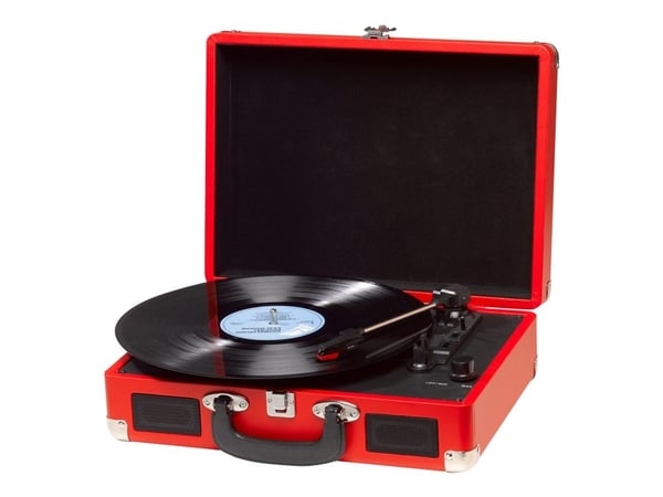 DENVER VPL-120 - Levysoitin 1 Watt - punainen