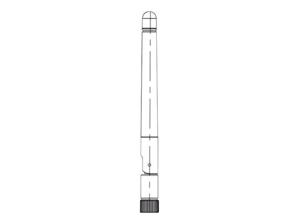 Extreme Networks - Antenne - 2 dBi (for 5 GHz), 2,7 dBi (for 2,4 GHz) - rundtstrålende - innendørs - svart - for Zebra AP 621, AP 6521, AP 6522, AP...