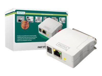 ASSMANN DN-13001-1 - Skriverserver - parallell - 10/100 Ethernet