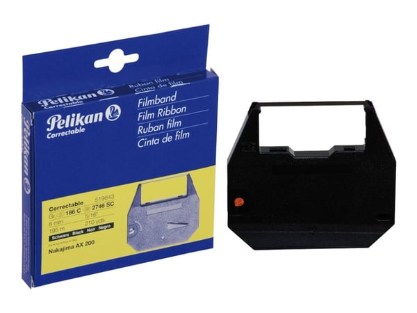 Pelikan - Svart - 8 mm x 195 m - färgband