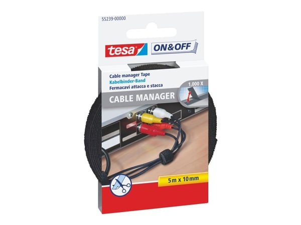 Tesa On &amp; Off - Kaapeliputki - lajittelu - 5 m
