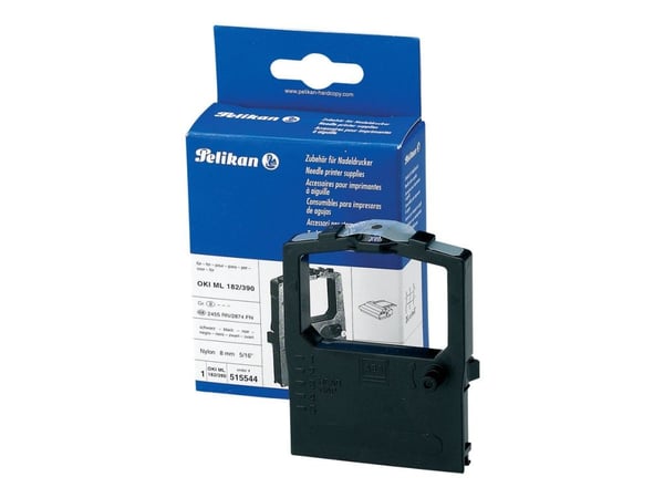 Pelikan - Svart - skriverbånd - for OKI Microline 182, 183, 184, 192, 193, 280, 320, 321, 33XX, 380, 385, 390, 391; OKIPOS 90