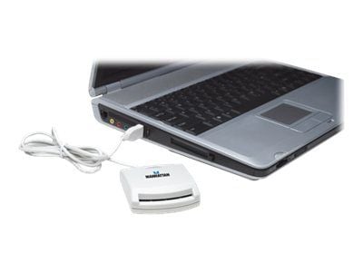 Manhattan - SMART-kortleser - USB - hvit