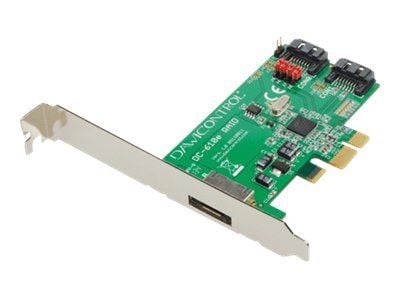 Dawicontrol DC 610e RAID - Diskkontroller - 2 Kanal - SATA 6Gb/s - lav profil - RAID 0, 1, JBOD - PCIe 2.0 x1