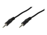 LogiLink - Äänikaapeli - stereo mini-jack uros stereo mini-jack uros - 10 m - musta
