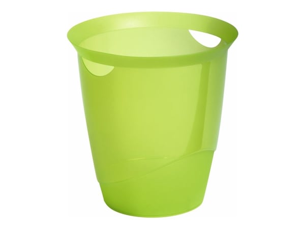 DURABLE - Avfallskorg - 16 L - genomskinligt ljusgrön