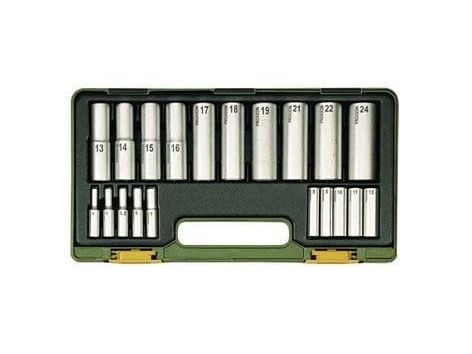 PROXXON bits-/mutteradaptersett 20 stk. /1/2"-1/4" - lange