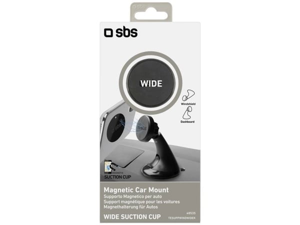 SBS TESUPPWINDWIDEK, Mobiltelefon/smarttelefon, Passiv holder, Bil, Sort