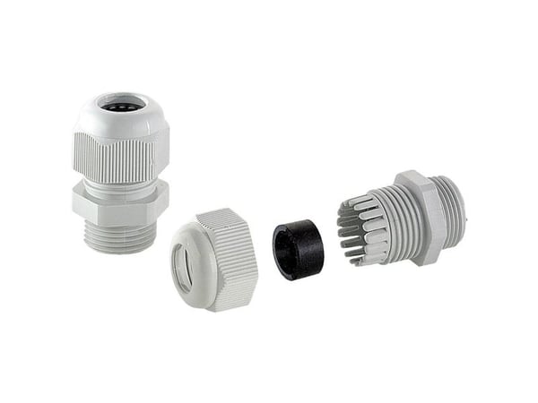 Bopla MBF 25-7035 12002400 Kaapeliholkki #####integroitu Zugentlastung M25 Polyamidi Harmaavalkoinen (RAL 7035) 1 kpl