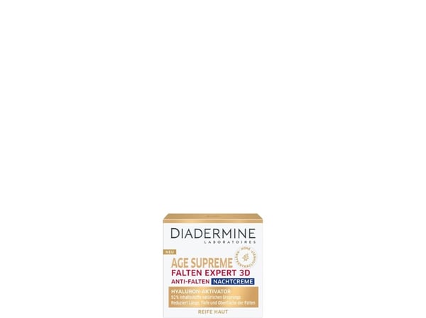 Diadermine Night anti-rynkekrem for moden hud med hyaluron Diadermine 3D Wrinkle Expert 50 ml