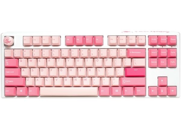 Ducky One 3 TKL, Trådbunden, USB, Mekanisk, QWERTY, RGB LED, Rosa