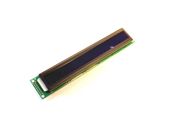 Näyttö Elektroniikka LC-näyttö Musta, valkoinen sininen (L x K x S) 182 x 33,5 x 14,5 mm DEM40271SBH-PW-N