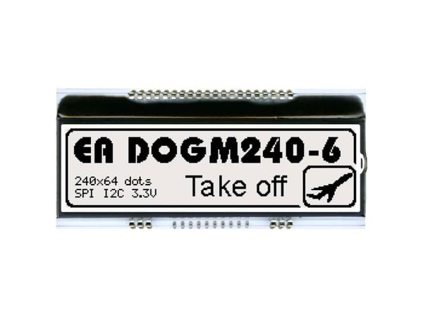 Display Elektronik Grafik-display 240 x 64 Pixel (B x H x T) 94.00 x 40 x 2 mm