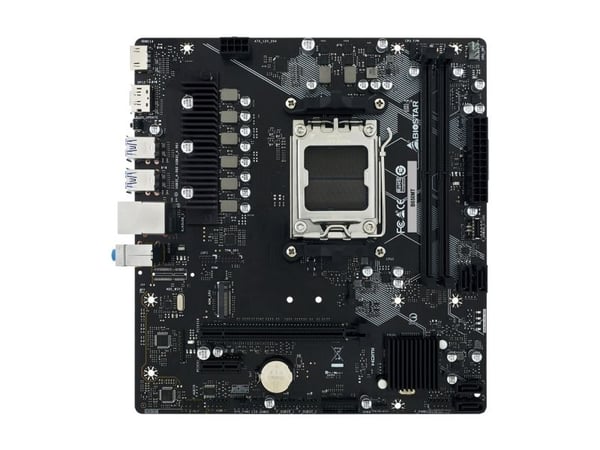 Biostar B650MT - Hovedkort - micro ATX - Socket AM5 - AMD B650 Chipset - USB 3.2 Gen 1, USB-C 3.2 Gen2 - Gigabit LAN - innbygd grafikk (CPU kreves)...