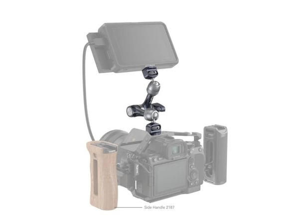 SmallRig 4194, Rosettbrakett, Svart, Grå, Aluminium, Silikon, Rustfritt stål, 3,5 kg, 1/4-20", 360°